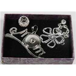LOT OF 4 NEW  PENDANTS INCL MOM