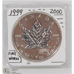 CANADIAN FINE SILVER 1-OZ 5 DOLLAR COIN