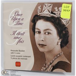 2002 CANADIAN ONCE UPON A TIME 5 COIN 50CENT