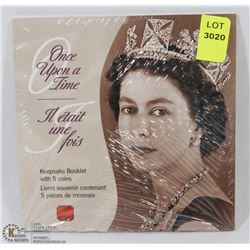 2002 CANADIAN ONCE UPON A TIME 5 COIN 50CENT