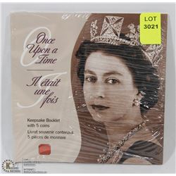 2002 CANADIAN ONCE UPON A TIME 5 COIN 50CENT