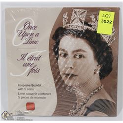 2002 CANADIAN ONCE UPON A TIME 5 COIN 50CENT