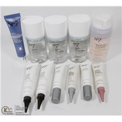 LOT OF NO.7 FACE CARE INCL YOUTHFUL EYE SERUMS,