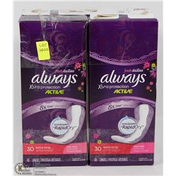 ALWAYS EXTRA PROTECTION 60 EXTRA LONG PADS