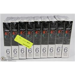 54 VAPOR8 10ML E-JUICE NICOTINE FREE BOTTLES