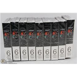54 VAPOR8 10ML E-JUICE NICOTINE FREE BOTTLES