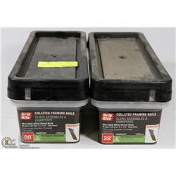 2 TUBS OF COLLATED FRAMING NAILS