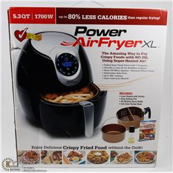 POWER AIR FRYER XL 5.3 QUART 1700W OILESS FRYER