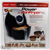 Image 1 : POWER AIR FRYER XL 5.3 QUART 1700W OILESS FRYER
