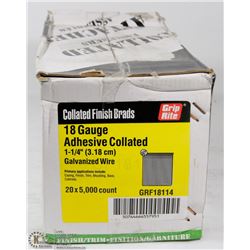 COLLATED FINNISH BRADS 18 GAUGE 1-1/4" BRADS