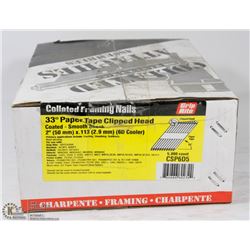 CASE OF COLLATED FRAMING NAILS