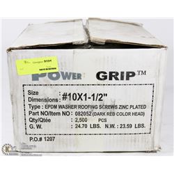 CASE OF #10 X 1-1/2" ROOFING SCREWS