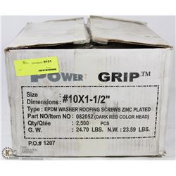 CASE OF #10 X 1-1/2" ROOFING SCREWS