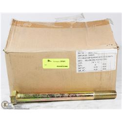 CASE OF HEX CAP SCREWS 7/8" X 10"