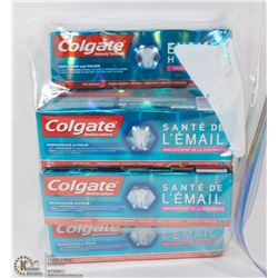 BAG OF 6 COLGATE TOOTHPASTE.