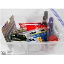 BOX OF HOME & AUTOMOTIVE PRODUCTS