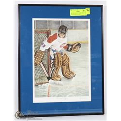 THE LAST DEFENCE PRINT MATTED AND FRAMED BY JOHN