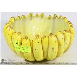 VINTAGE FITZ & FLOYD BANANA BOWL.