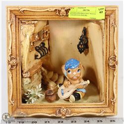 PENDELFIN BALCONY SCENE WITH CASANOVA FIGURE.