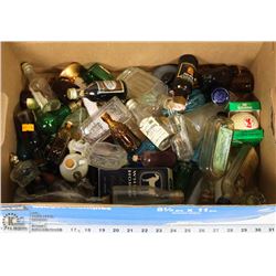 ASSORTMENT OF ANTIQUES AND COLLECTIBLE  BOTTLES