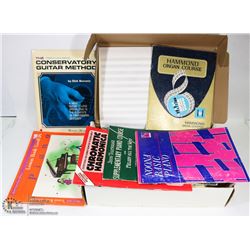 BOX OF VINTAGE MUSIC BOOKS