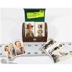 LOT OF 21- 1920'S-30'S CIGARETTE CARDS IN VINTAGE