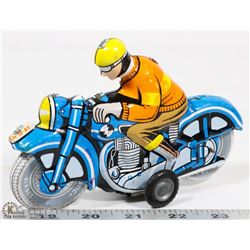 VINTAGE TIN MOTORCYCLE TOY.