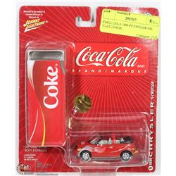 COCA COLA 1999 PT CRUISER DIE CAST IN BOX.