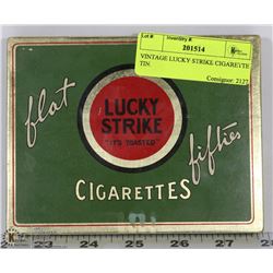 VINTAGE LUCKY STRIKE CIGARETTE TIN.