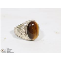 ESTATE .950 STAMPED SILVER RING WITH