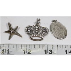 ESTATE BROWN JEWELLERY CASE WITH