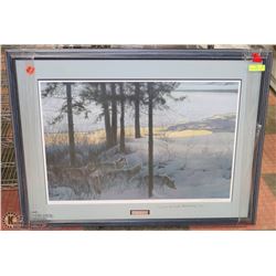 11) EDGE OF THE NIGHT-TIMBER WOLVES BY ROBERT