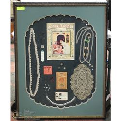 KP3 -1927 NEEDLECRAFT FRAME WITH ANTIQUE LACE