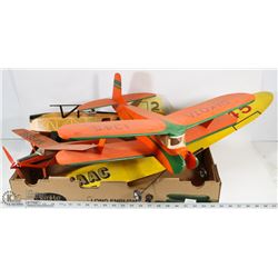 2  LARGER VINTAGE AIRPLANES.