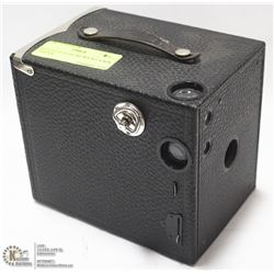 ANTIQUE BUSTER BROWN NO. 8 BOX CAMERA.