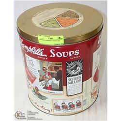 VINTAGE  REPLICA CAMPBELL SOUP CAN TIN