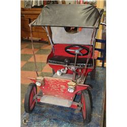 ANTIQUE STYLE ELECTRIC HANDMADE RIDE IN CARRIAGE