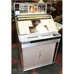 STARLITE ROCKOLA JUKEBOX WITH KEYS AND BAG OF