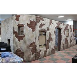 10PC BRICK LOOKING WITH STEP DOWN SIDE AND 2