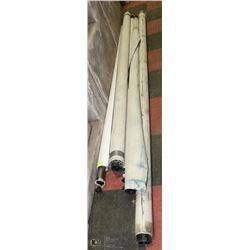 LOT OF 5 APPROX 10' WIDE ROLLING CANVASES FOR