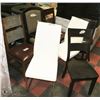 Image 1 : GROUP OF 7 ASSORTED TABLE SIDE CHAIRS