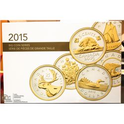 RCM 2015 BIG COIN SERIES WITH COA'S, EACH ARE 5OZ