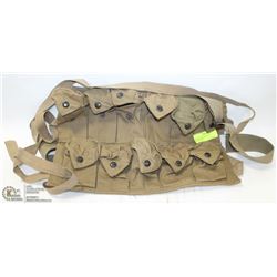 WWI ERA CHEST MOUNTED GRENADE BELT.