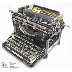 ESTATE EARLY 1900S UNDERWOOD NO.10 TYPEWRITER.