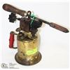 Image 1 : LARGE VINTAGE BLOW TORCH WITH SOLDERING IRON.