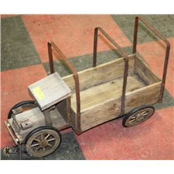 REPLICA WOODEN TRUCK PLANTER.