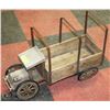Image 1 : REPLICA WOODEN TRUCK PLANTER.