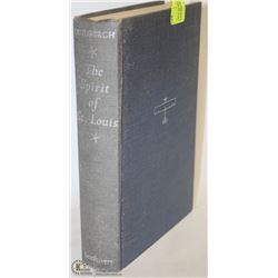 1953 SPIRIT OF ST. LOUIS LINDBERGH HARDCOVER BOOK.