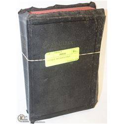 ANTIQUE 1852 HOLY BIBLE