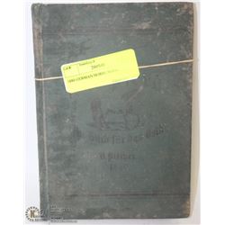 1880 GERMAN HORSE BOOK